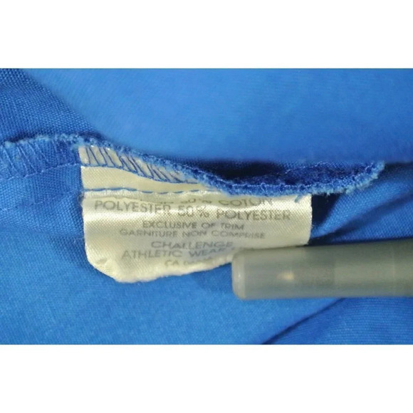BC Place Stadium Employee Jacket Blue Retro 1980's 1/2  Zip Pullover Mens Large - Picture 10 of 10